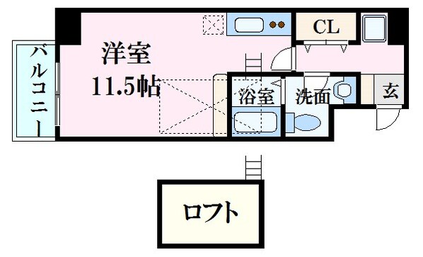 ファンタジービルの物件間取画像